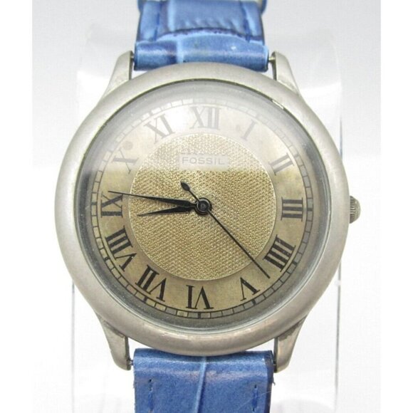 Women Fossil Roman Quartz WR Analog 37mm Dial Causal Round Watch (G512) - Picture 1 of 9